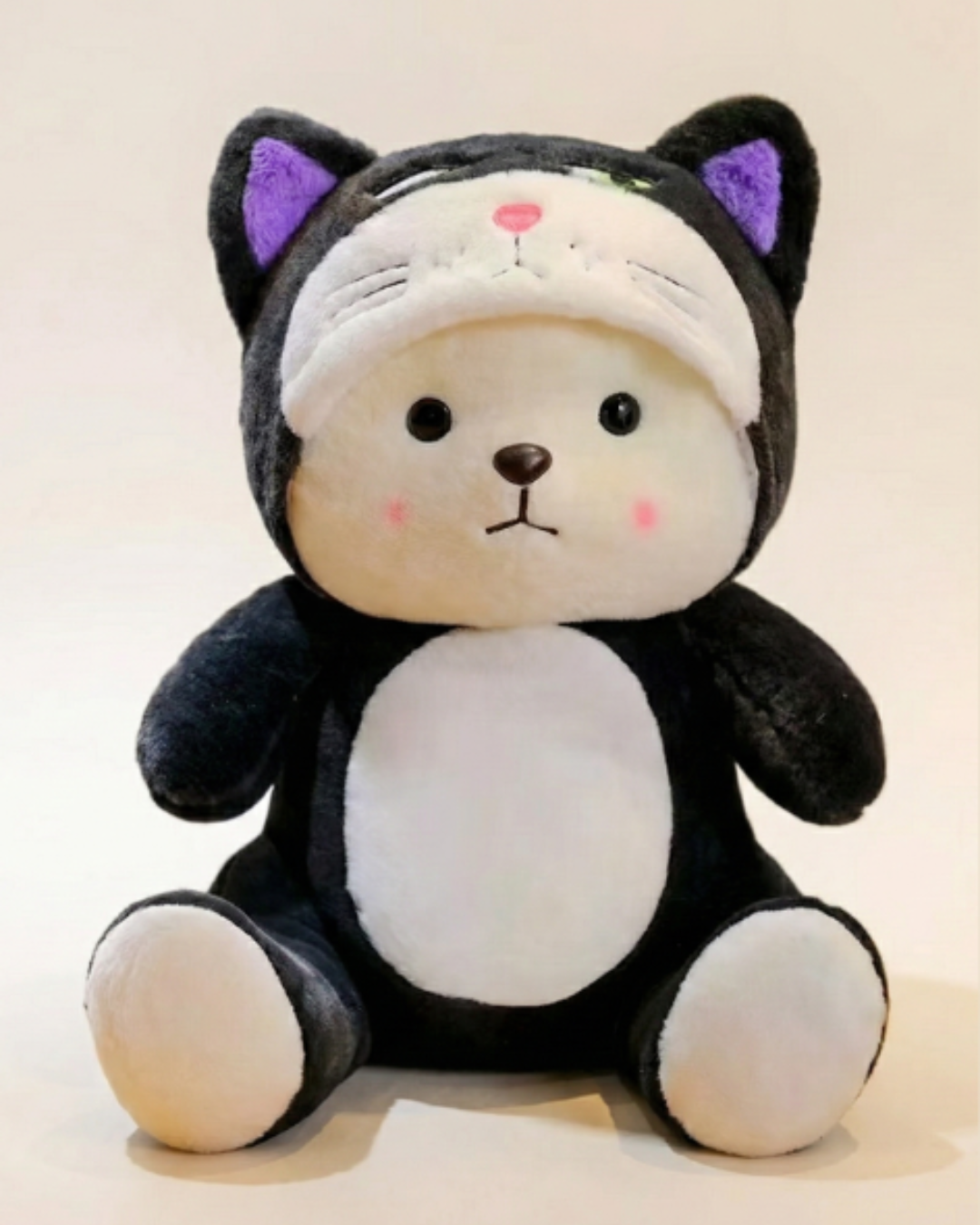 Lucifer Lena Bear Plush – Premium Hooded Soft Toy with Expression