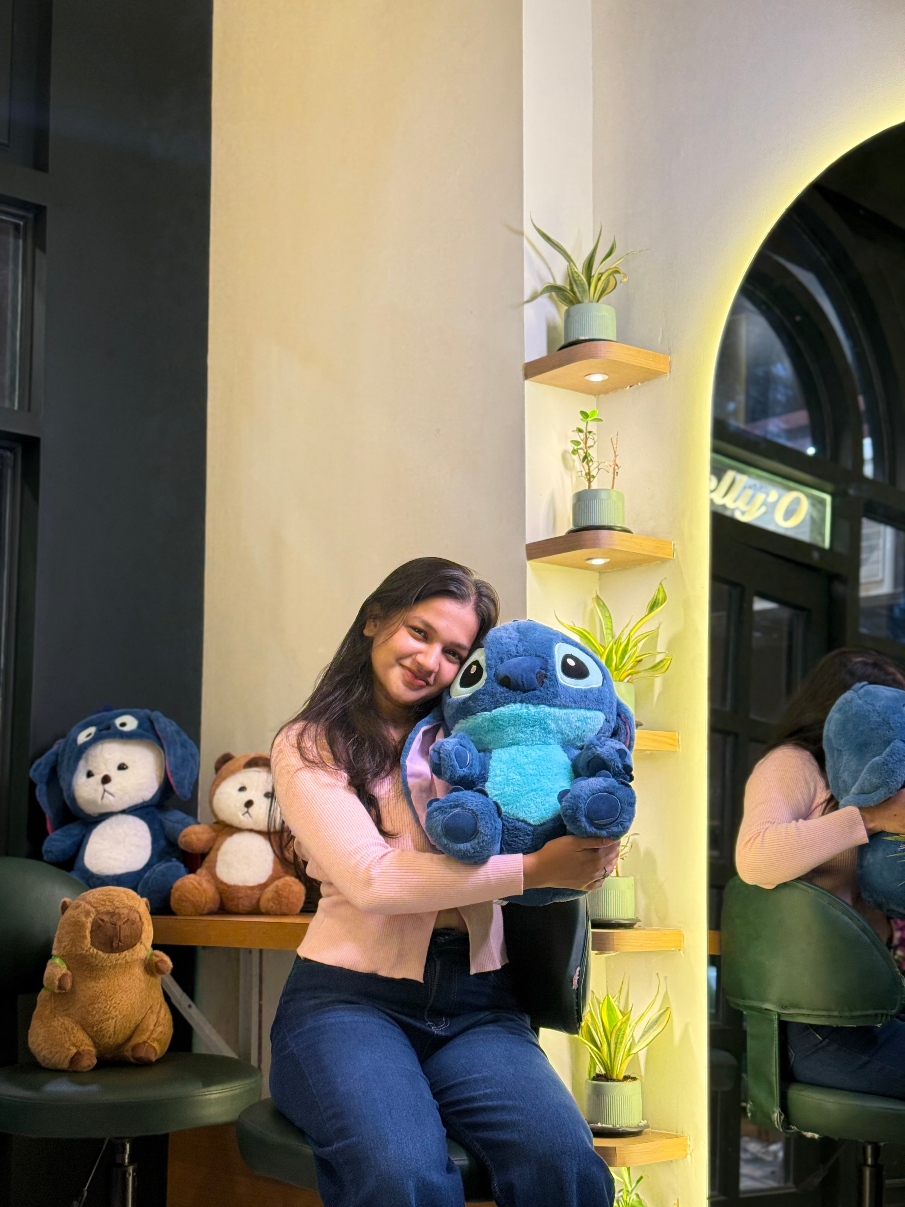 Giant Stitch Plush Toy – Ultra Soft Hugging Pillow