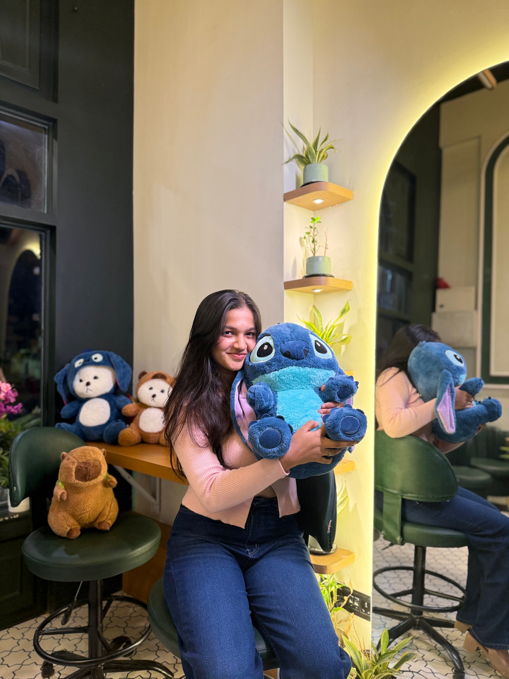 Giant Stitch Plush Toy – Ultra Soft Hugging Pillow