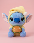 Adorable Blue Stitch Plush with Cozy Hoodie